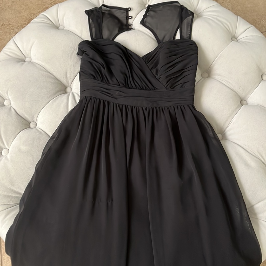 Alfred Angelo Black Gown Size 0